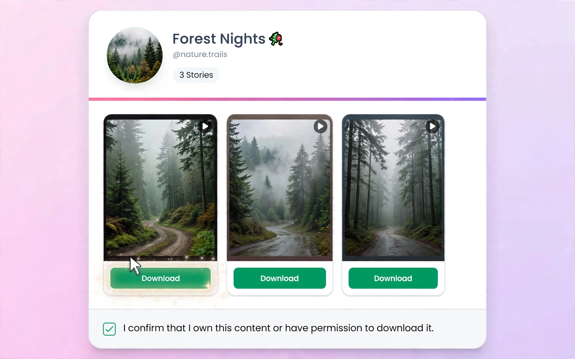 Download and save an Instagram Story