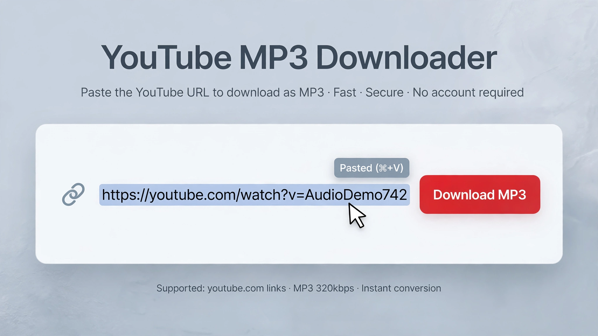 Copying a YouTube video link using the Share option