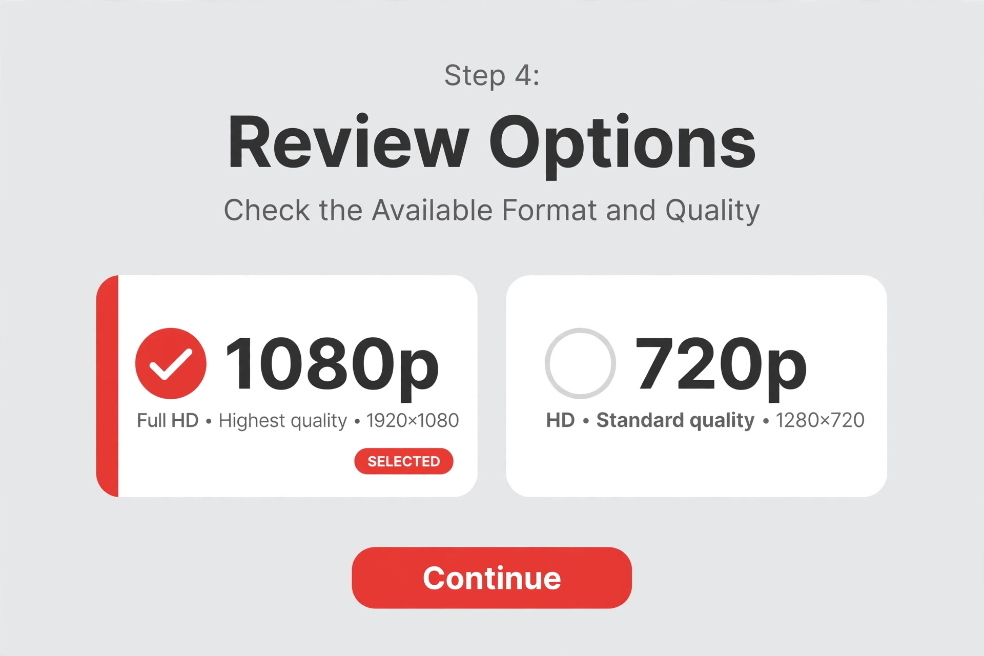 Review YouTube Shorts download options