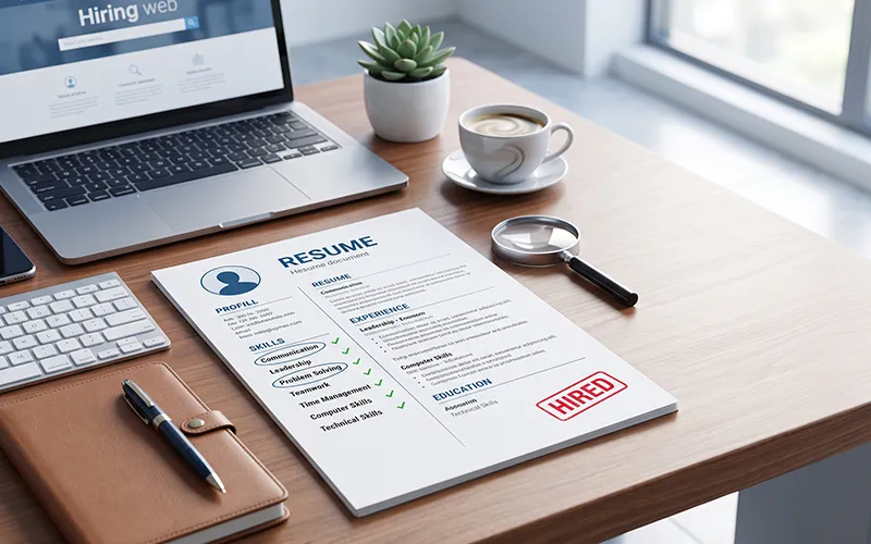 Professional resume showing the best skills to put on resume for job applications and career success.